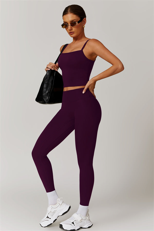 The Flourish Crop Top Leggings 2-Piece Set