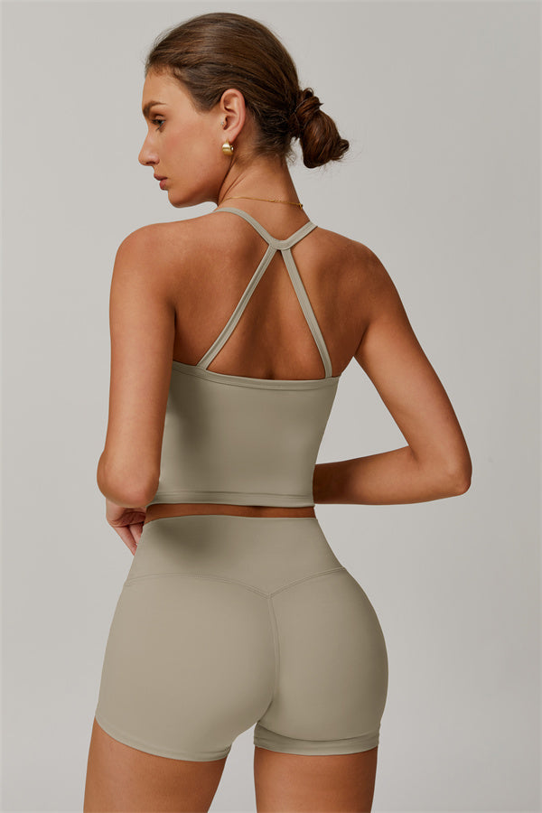 The Isabella Crop Top Shorts 2-Piece Set Nobel