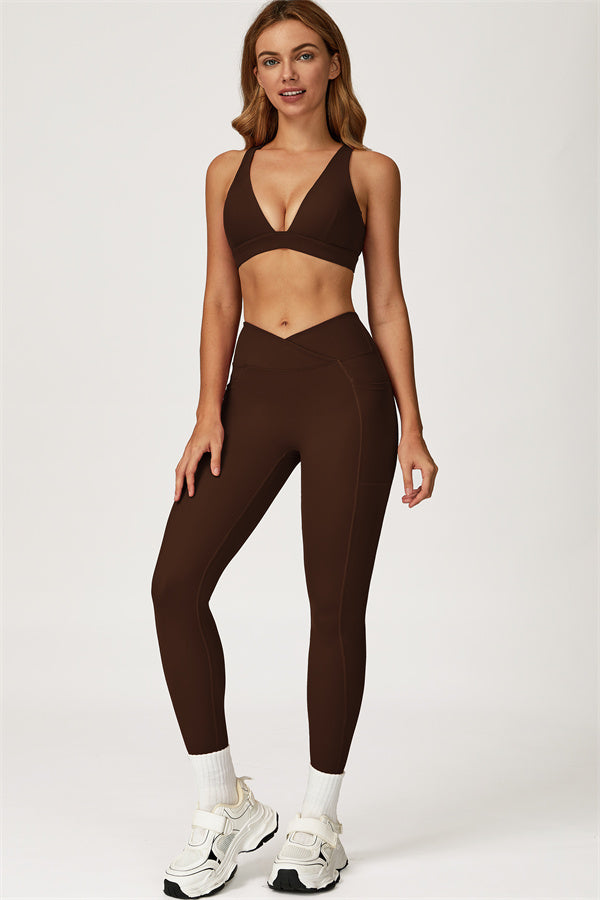 The Glacier Sports Bra Leggings 2-Piece Set