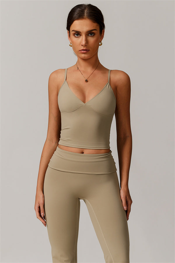 The Vigor Tank Top Flared Leggings 2-Piece Set Nobel
