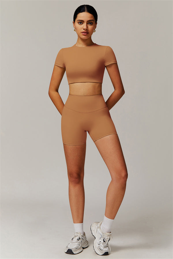 The Delicate Crop Top Shorts 2-Piece Set