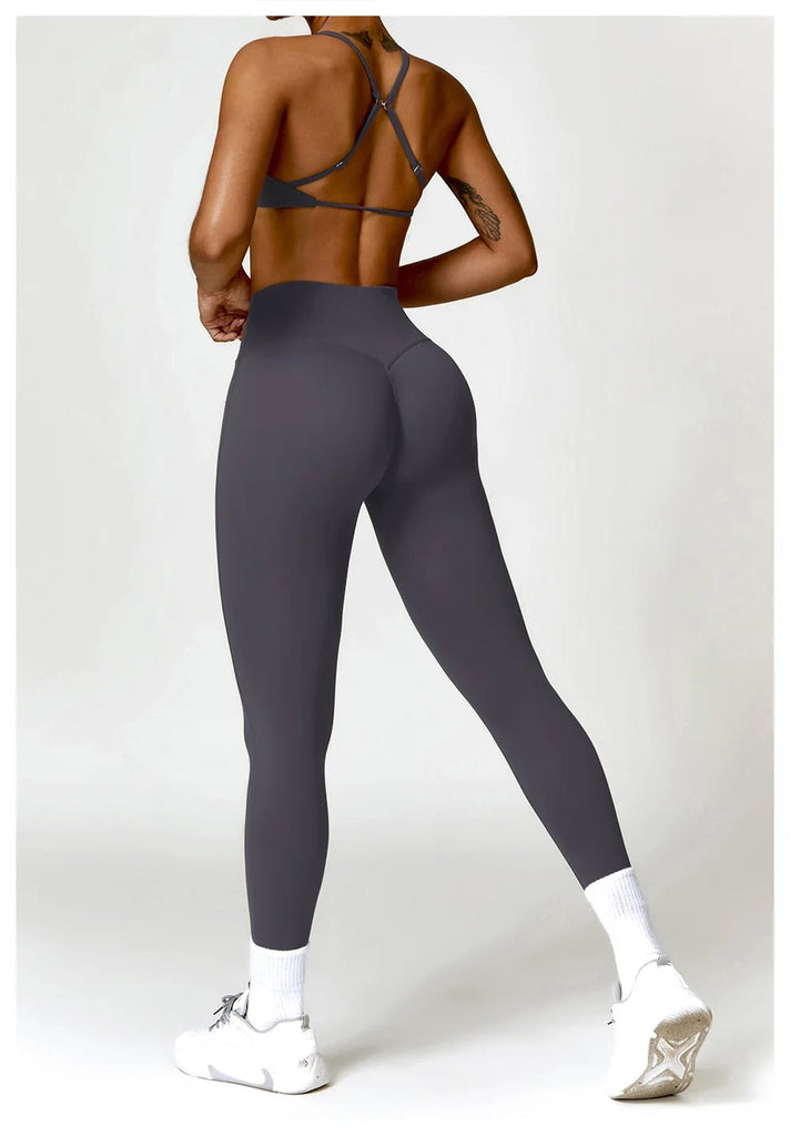 Rachel Sport Bra & Legging Set Graphite