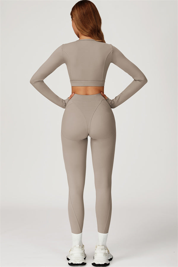 The Conquer Long Sleeve T-shirt Leggings 2-Piece Set