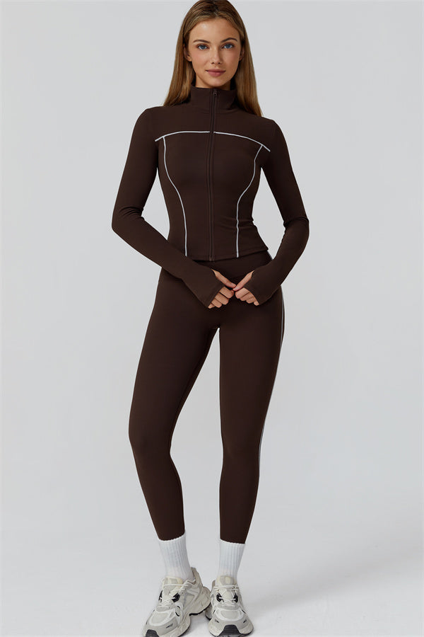 The Venus Zip Longsleeve Top