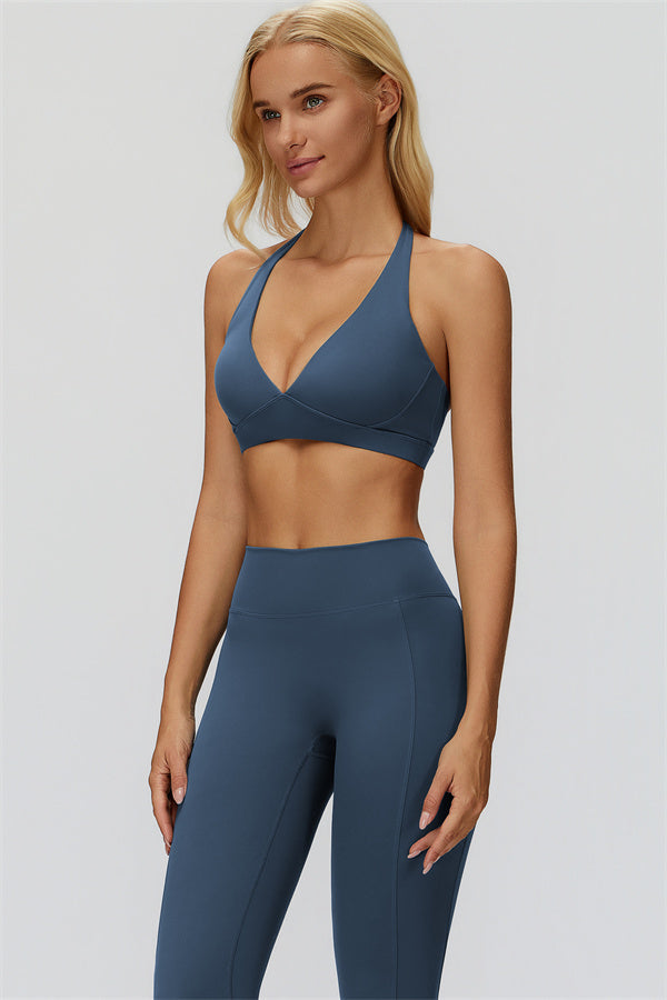The Fyra Sports Bra Leggings 2-Piece Set Cobalt