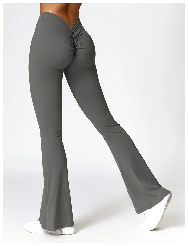 Lorna Flared Leggings Grey