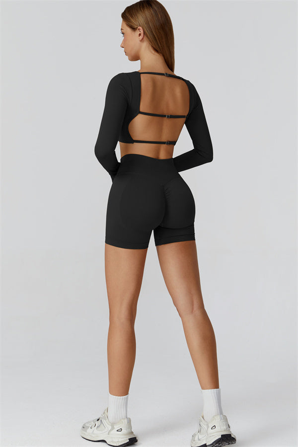 The Reign Long Sleeve Crop Top