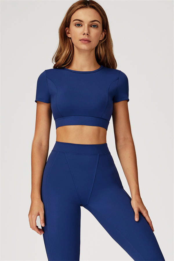 The Conquer T-shirt Leggings 2-Piece Set Cobalt