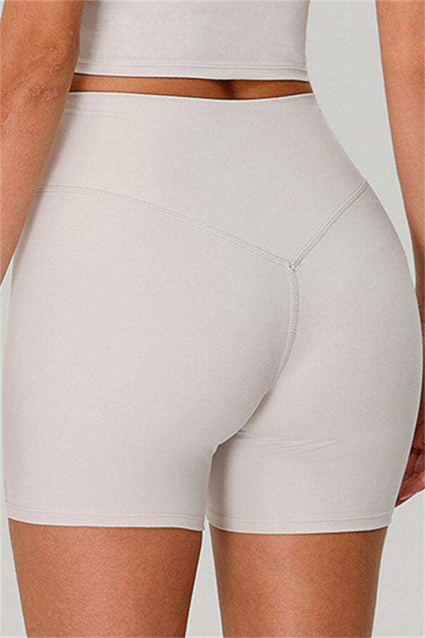 The Jewel Shorts Pearl White