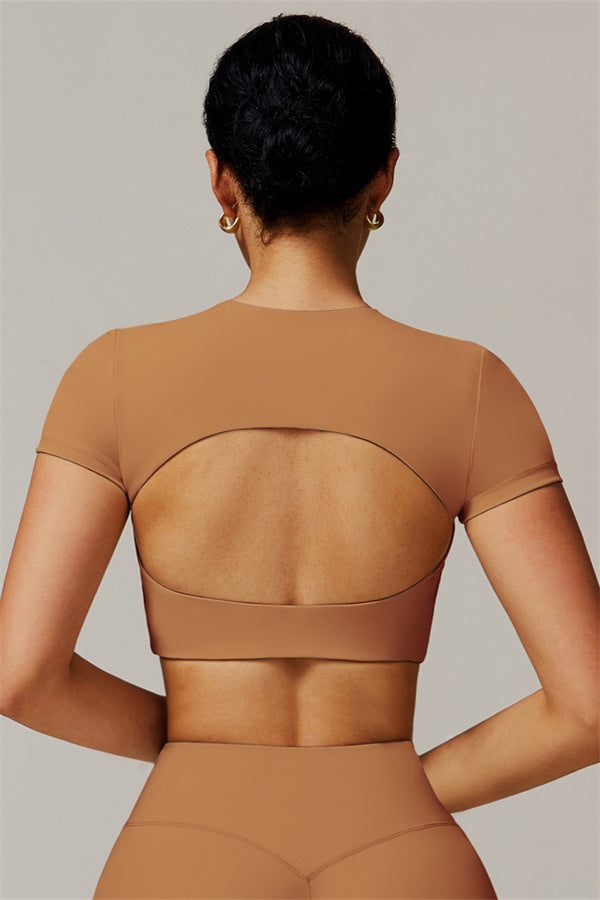 The Delicate Crop Top Burning Sand