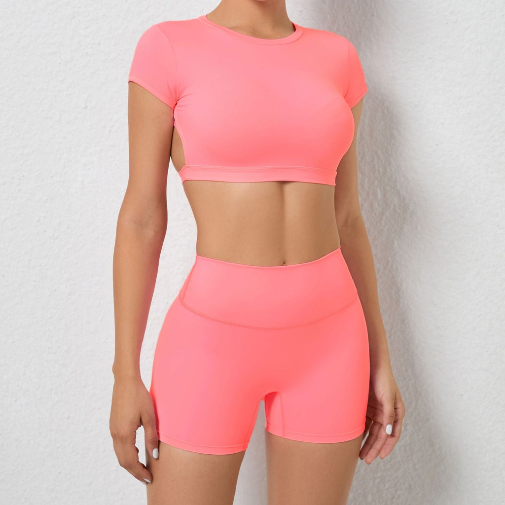 Sienna T-Sleeve Backless Top