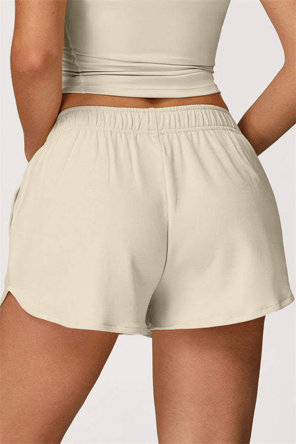 The Glacier Crop Hoodie Shorts 2-Piece Set