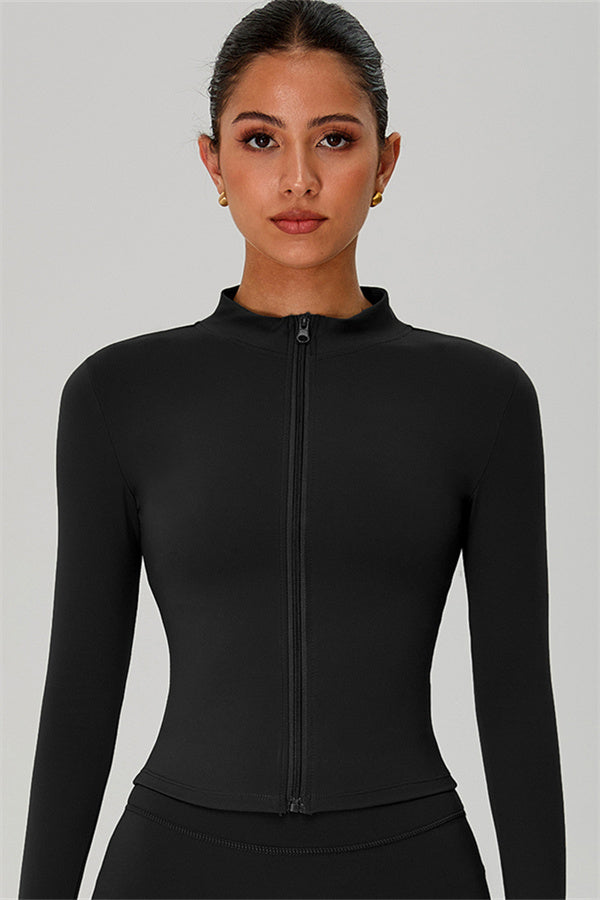 The Jewel Zip Jacket Black