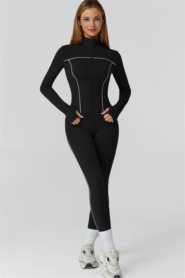 The Venus Zip Longsleeve Top
