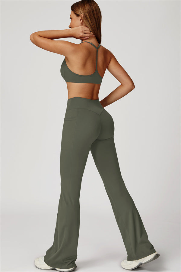The Propel Sports Bra Flared Leggings 2-Piece Set