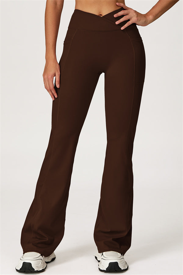 The Glacier Crop Tank Flared Leggings 2-Piece Set