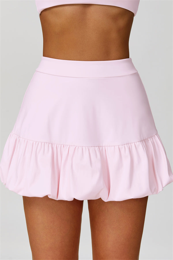 The Luster Sports Bra Tennis Skirt 2-Piece Set