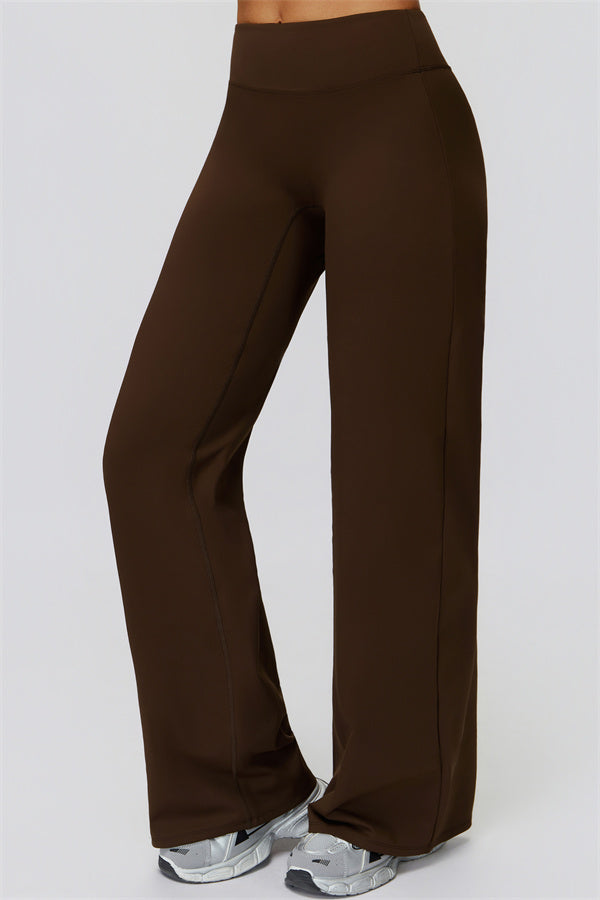 The FemmeFit Zip Jacket Straight Leg Pants 2-Piece Set