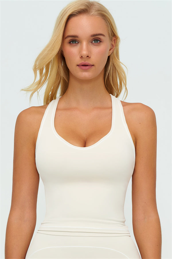 The Amara Crop Top Champagne