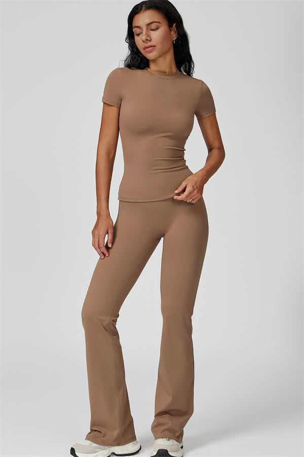 The Oasis T-shirt Flared Leggings 2-Piece Set