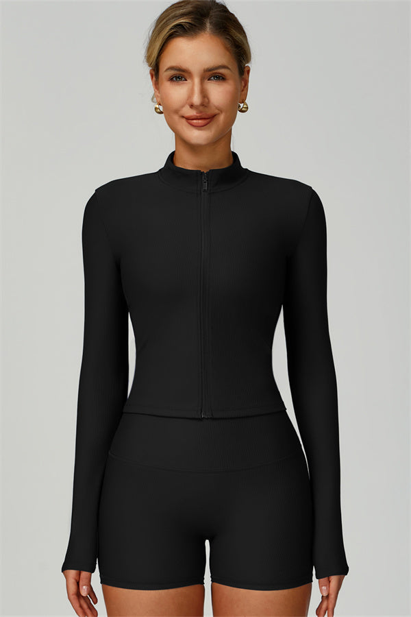 The Burst Jacket Shorts 2-Piece Set Black