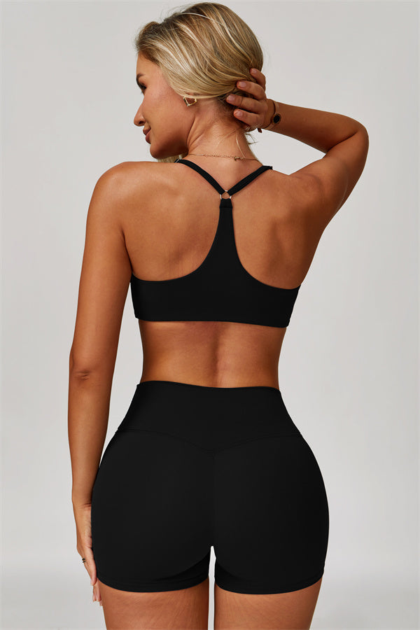 The Refresh Jacket Sports Bra Shorts 3-Piece Set