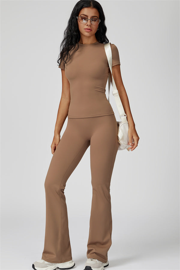 The Oasis T-shirt Flared Leggings 2-Piece Set