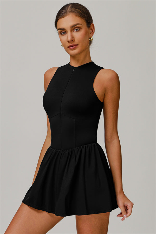 The Juno Vibe Tennis Dress Black