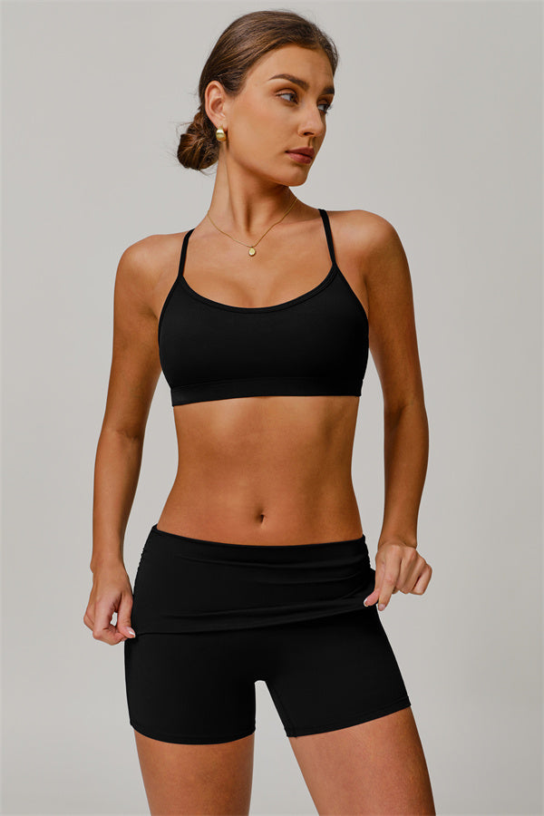 The Juno Star Sports Bra Shorts 2-Piece Set