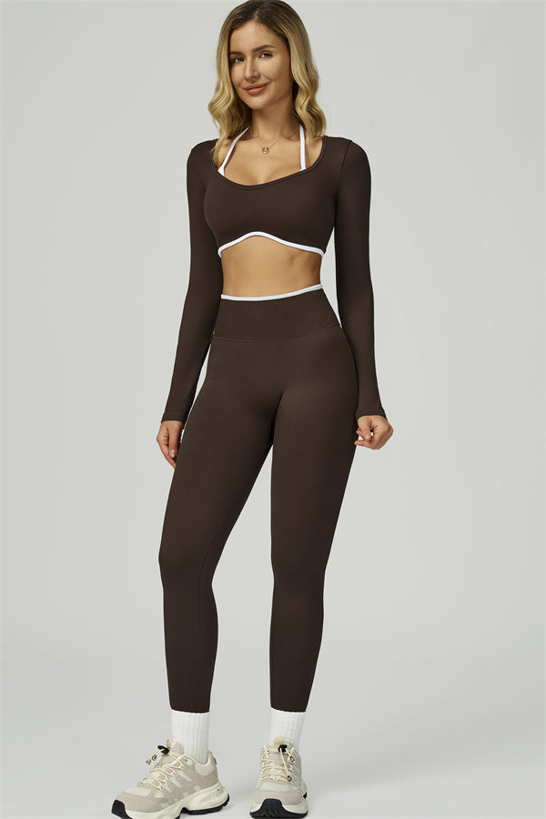 The Prime Line Long Sleeve Crop Top