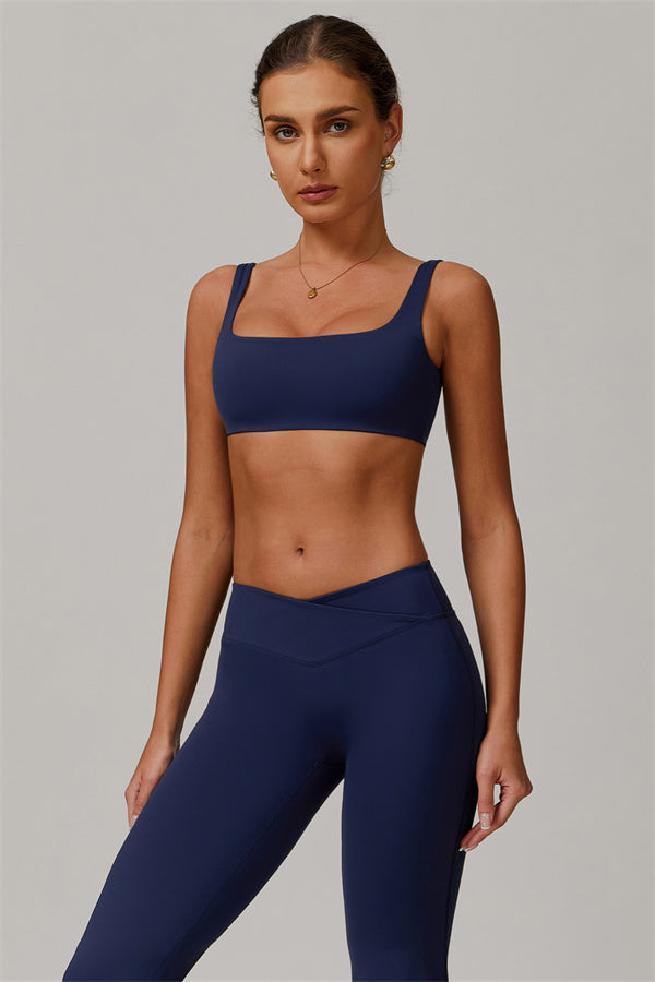The Halo Sports Bra Flared Leggings 2-Piece Set
