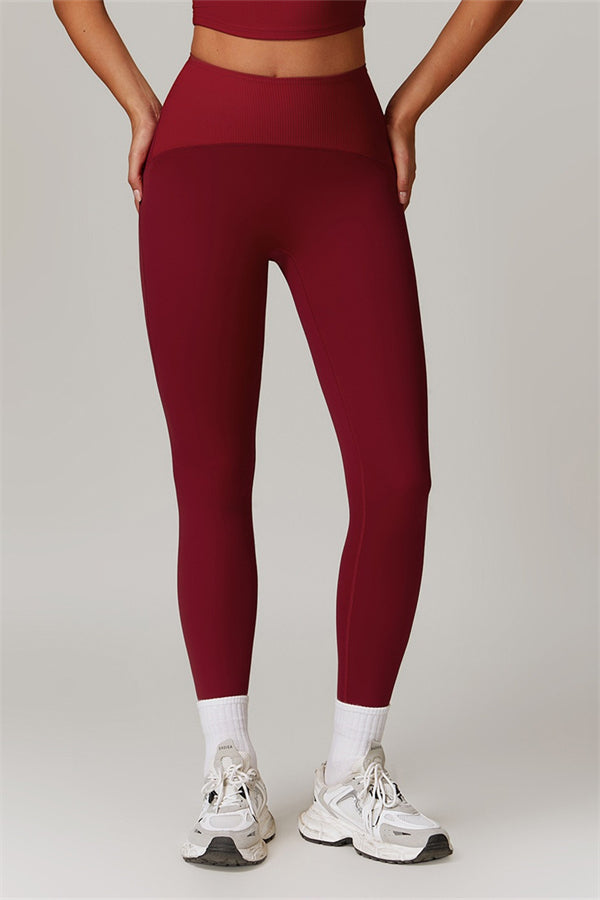 The Sparkle Leggings Burgundy