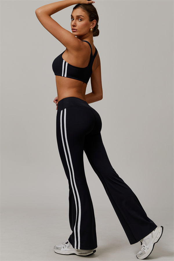 The Splendor Sports Bra Flared Leggings 2-Piece Set