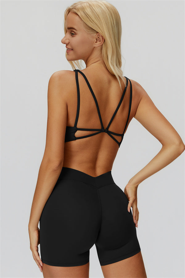 The Butterfly Sports Bra Shorts 2-Piece Set