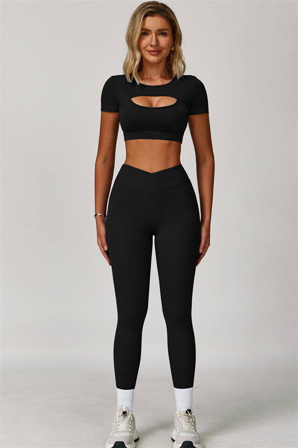 The Lavish Cut-out Crop Top