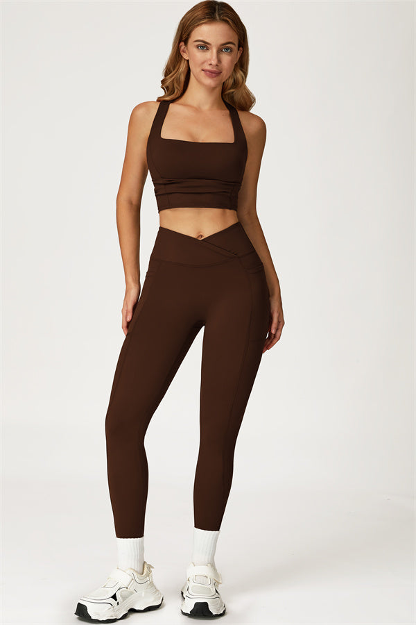 The Glacier Crop Tank Leggings 2-Piece Set