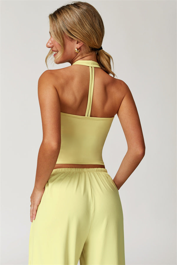 The Sprint Halter Tank Top Sweatpants 2-Piece Set