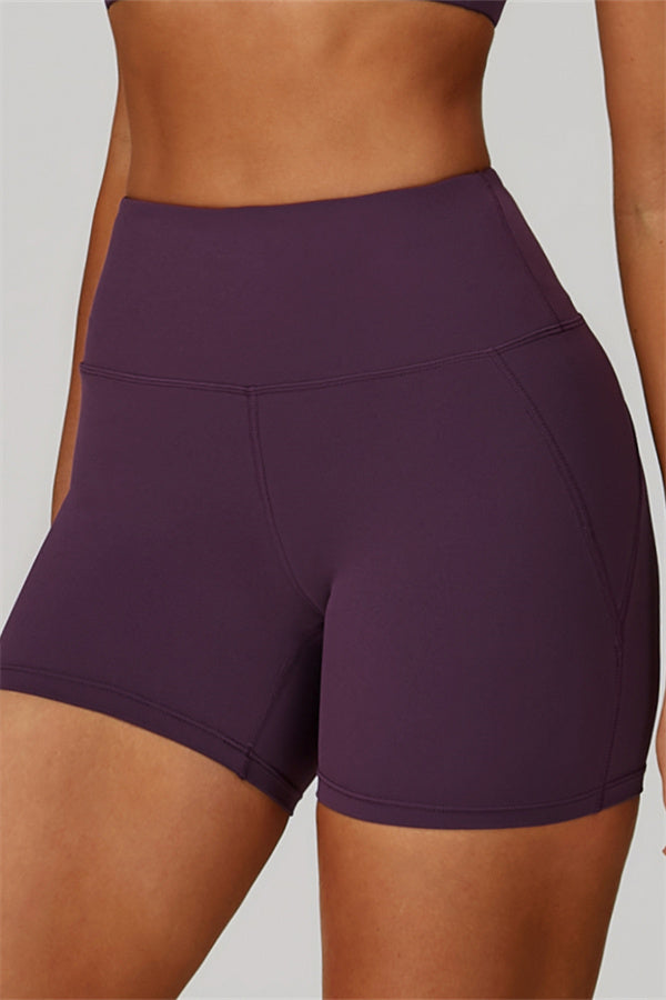 The Bold Cross Back Sports Bra Shorts 2-Piece Set