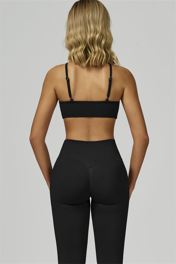 The Prime Sports Bra Leggings 2-Piece Set Black