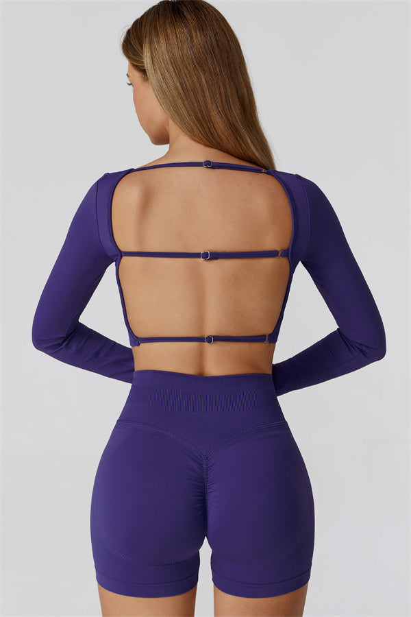 The Reign Long Sleeve Crop Top