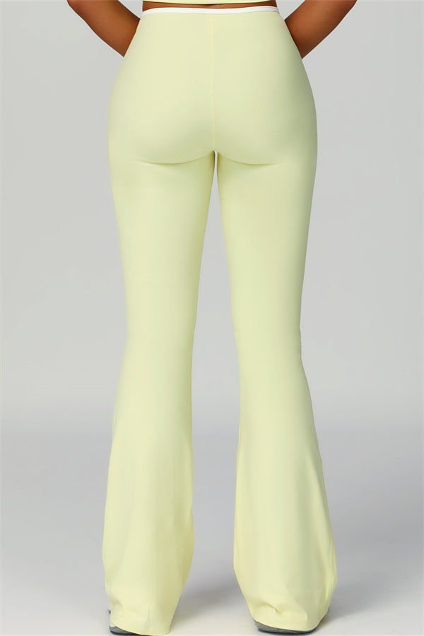 The Skyline Tie Top Flared Leggings Headband 3-Piece Set