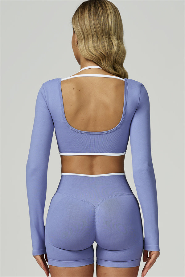 The Prime Line Long Sleeve Crop Top