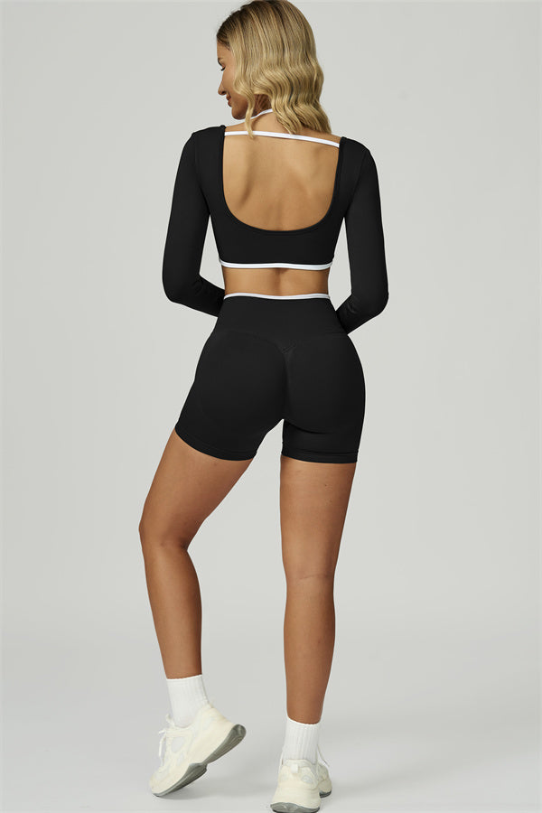 The Prime Line Long Sleeve Crop Top