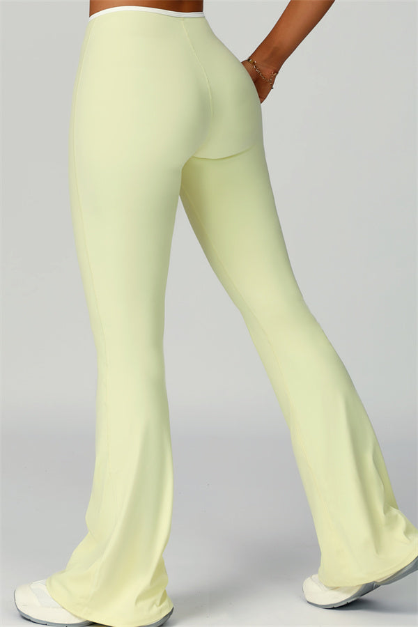 The Skyline Tie Top Flared Leggings Headband 3-Piece Set