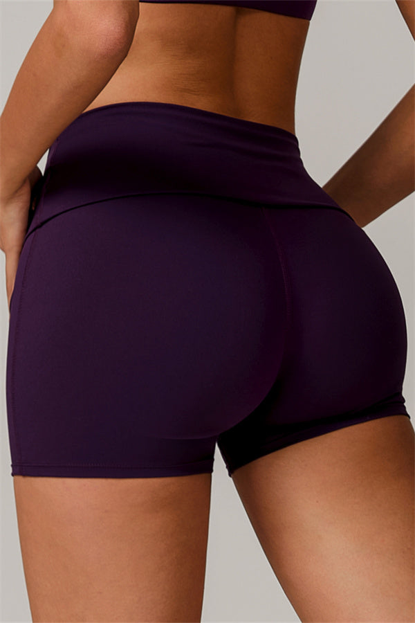The Vigor Shorts Plum Purple