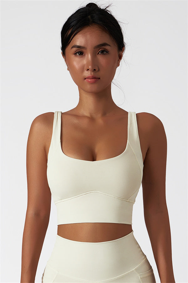 Noelle Skye Sports Bra Apricot