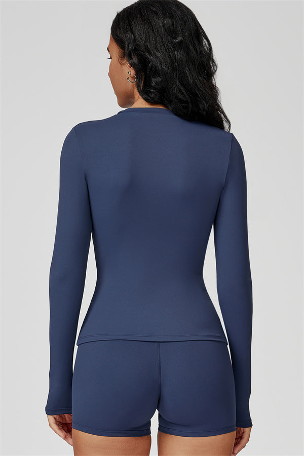 The Oasis Long Sleeve T-shirt Shorts 2-Piece Set