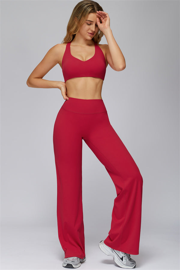 The FlexCore Sports Bra Flared Leggings 2-Piece Set
