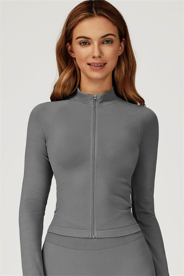 The Sculpt Jacket Shuttle Grey