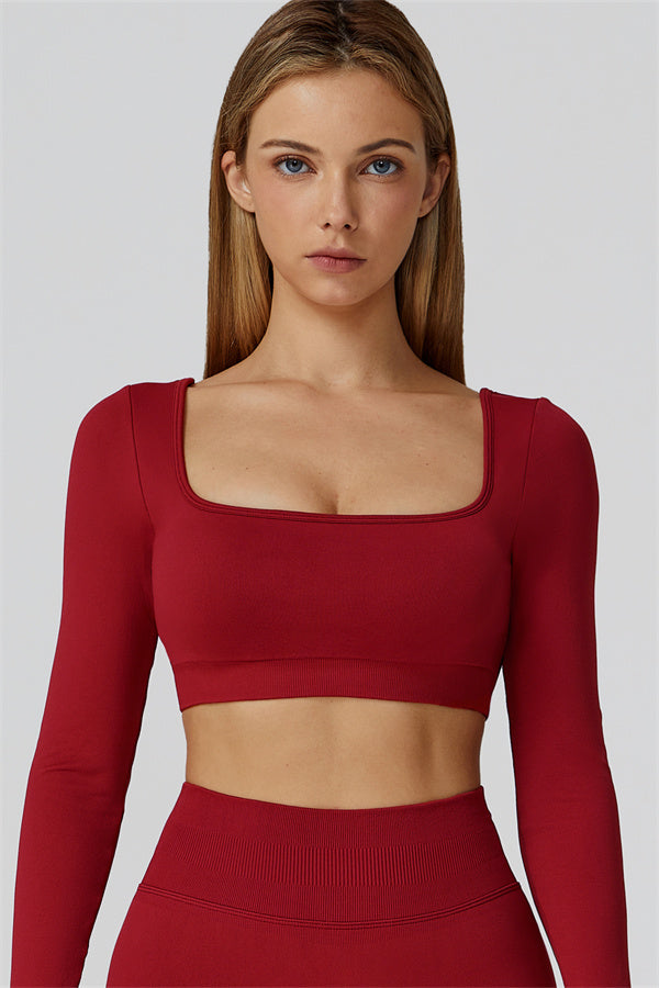 The Reign Long Sleeve Crop Top